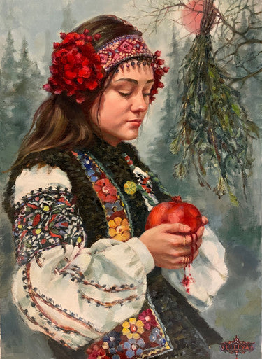 Ukrainian Inspirations | Figurative Paintings & Drawings by Liliya Muglia