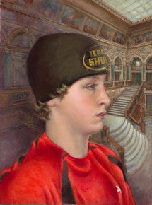 Boy in Red | Commissioned Portrait Oil Painting | Liliya Muglia